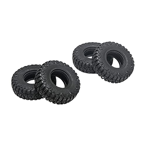 KYX Racing Rubber Tires 54mm x 18mm Tyres Upgrades Parts Accessories for 1/24 RC Crawler Car Axial SCX24(4pcs)