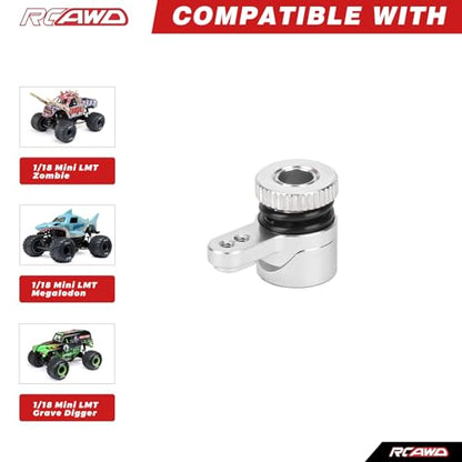 RCAWD for LOSi 1/18 Mini LMT 20T Adjustable Damping Servo Saver Set with Servo Protection Upgrades Parts #LOS211043 - color: Servo Saver Only, size: Adjustable Servo Saver