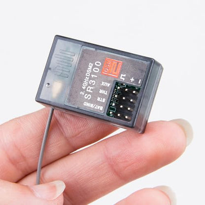 1PCS SR3100 DSM2 Surface Receiver 2.4GHz 3 Channel Modulation for DX3R DX4C DX5C Transmitter for 1/18 Scale Chassis RC Car