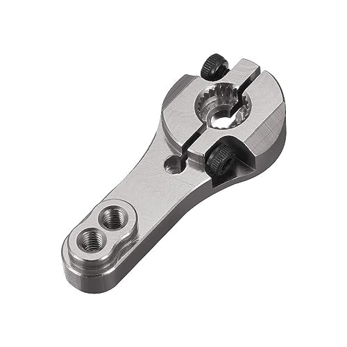 uxcell 23T Aluminum Servo Horns Steering Arm for 3001 3005 3003 - Titanium 2pcs
