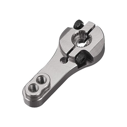 uxcell 23T Aluminum Servo Horns Steering Arm for 3001 3005 3003 - Titanium 2pcs