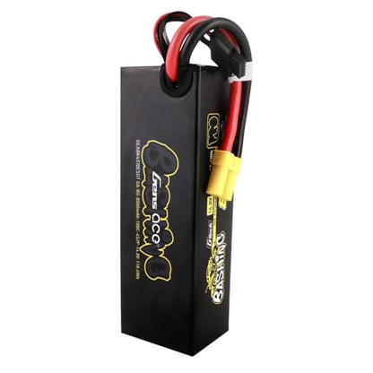 Gens ace 8000mah 4S2P 100C 14.8V G-Tech Bashing Pro Lipo Battery Pack with EC5 Plug(2 Pcs) - size: 4S2P 8000mAh