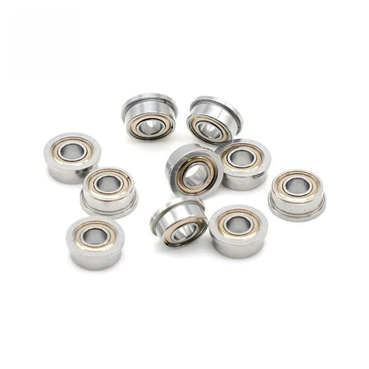 F683ZZ Flange Bearing 3x7x3 mm ABEC-7 (10 PCS) Flanged F683 Z ZZ Ball Bearings - size: F683ZZ 3x7x3