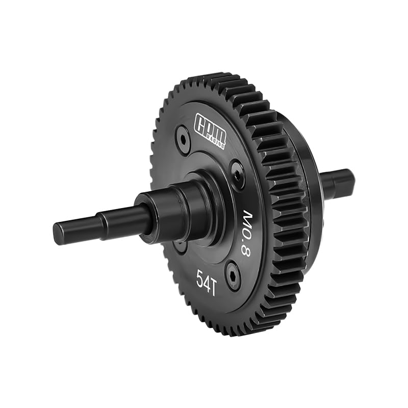 GPM Upgrades Medium Carbon Steel Center Differential Kit for Traxxas 1/10 Ford F-150 Raptor R-101076-4 (Black) - color: Black