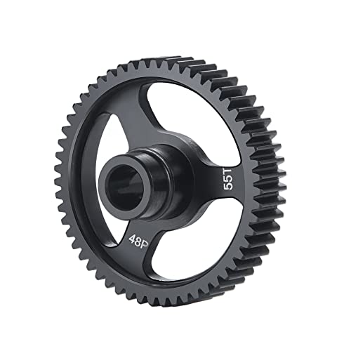 Steel Spur Gear 55T 48P Gears for 1/10 Ford Bronco 4-Tec 2.0 | RC Car Upgrade Parts - style: 55T
