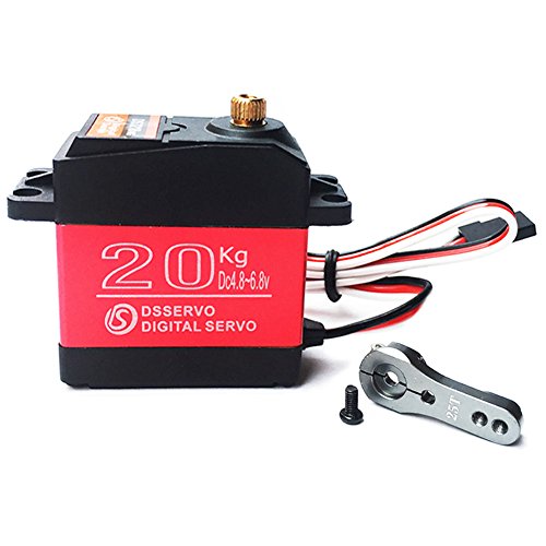 20KG Digital Servo High Torque Full Metal Gear Waterproof for RC Model DIY, DS3218MG,Control Angle 270° - size: 20kg-270°（digital）