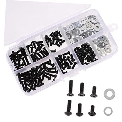 GLEAVI 1set Remote Screws Assortment Kit Gaskets and Screws for Rc Crawler Off-Road Vehicles Lightweight and Easy to Install for Repairs and Maintenance