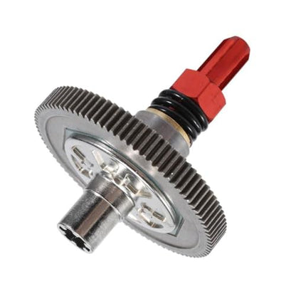 COMODO 91T Spur Gear Slipper Clutch Assembly with 17T 19T 21T Pinion Gears for 1/10 Scale 4x4 RC Cars Compatible with Vorteks-Style Models