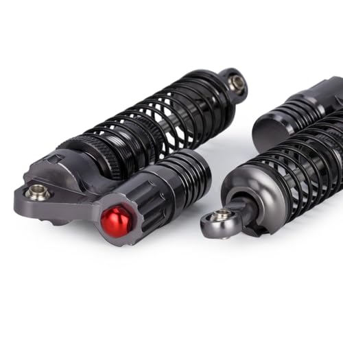 Aluminum Adjustable Piggyback Shock Absorber Oil Damper for Axial SCX10 Capra Wraith TRX4 TRX6 D90 Tamiya CC01 HSP HPI 1/10 RC Crawler Accessories Upgrade Parts