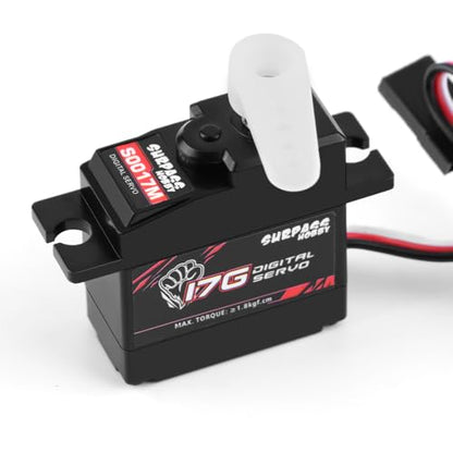 GLOBCAT 17g Metal Digital Servo with Arms for 1/16 Hyper Go | Fits Hyper Go H16BM H16GT H16DR 16207 16208 16209 16210