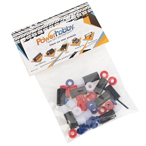 Powerhobby RC Shock Internal Spacers/Limiters (48) 3mm Shock Shaft