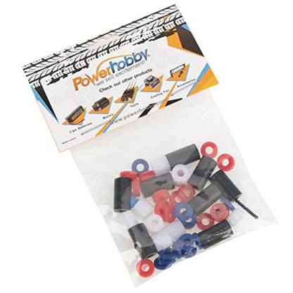 Powerhobby RC Shock Internal Spacers/Limiters (48) 3mm Shock Shaft