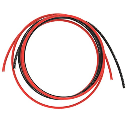 BNTECHGO 18 AWG Silicone Wire Red Black 5ft Stranded Tinned Copper Wire | Flexible 18 AWG Stranded Wire Silicone Rubber Insulation For RC Models, Drone, Robot, Battery, EV Charger, 3D Printer, DIY - color: 18 gauge red and black, size: 18 gauge silicone w