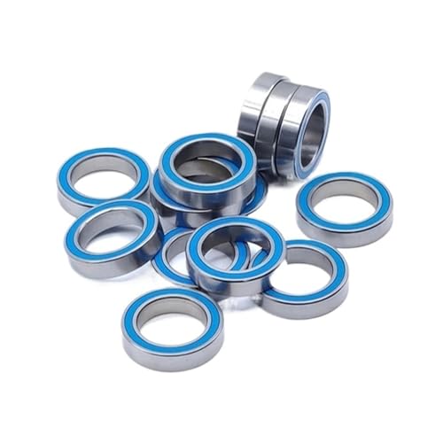 10PCS 6701RS Bearing 12x18x4 mm Electric RC Car Truck 6701 RS 2RS Ball Bearings 6701-2RS Blue Sealed(MR74RS 4x7x2.5) - size: MR74RS 4x7x2.5