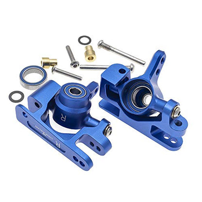 Alloy RC Caster Block&Steering Blocks&Rear Stub Axle Carriers for Traxxas 1/10 4X4 Slash, Stampede, Rustler 4WD -Replaces Part 6837 6832 1952