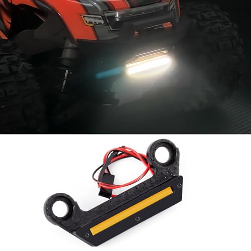 LSG RC Headlight Taillight for 1/16 Tra-xxas Mini Maxx Small X Brushless 2S | LED Front Rear Light Set Rc 4Wd Electric Bigfoot Off-Road Vehicle Upgrades Parts