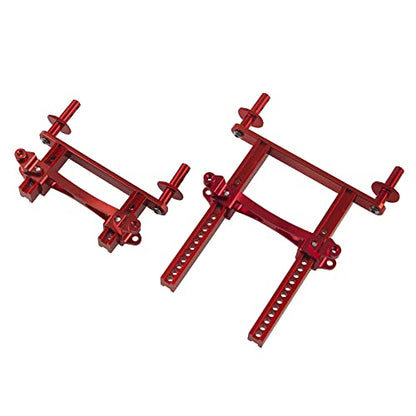 Metal Front & Rear Body Mounts Shell Post Fixing Bracket Compatible with Traxxas TRX4 Defender 8215 1/10 RC Crawler Car Upgrade Part