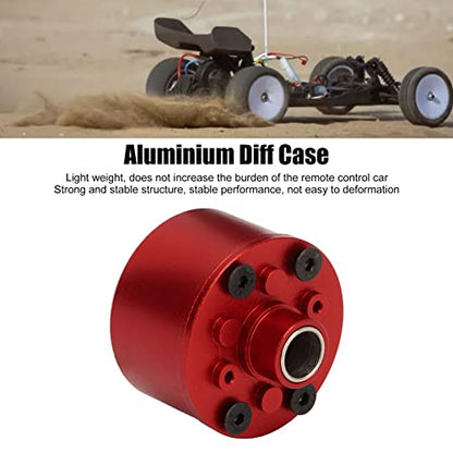 ARRMA 3S 4S 1/10 Differential Case, Aluminum CNC Machined Differential Housing Set, Hardened Lightweight Metal Upgrade for 1/10 RC Cars, Improves Heat Dissipation & Smooth Operation