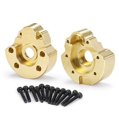 Heavy Brass Outer Portal Drive Housing 65g for 1/10 Redcat GEN8 RC Car (2PCS) - size: 2PCS