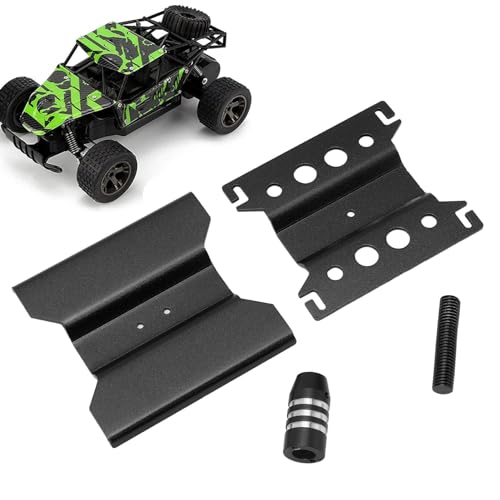RC Car Repair Work Stand, Aluminum Alloy RC Car Stand with 360 Degree Rotation, Adjustable Height Repair Station for 1/18 1/24 Scale Remote Control Cars Including SCX24, Measuring (Black) - color: Black
