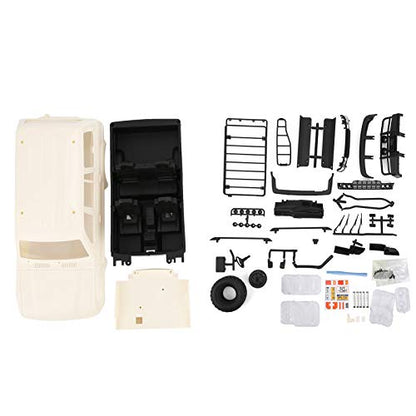 RC Car Body Shell , LC80 Remote Controlled Vehicles Trucks Car Cherokee Body Shell, Plastic Shell Upgrade Replacement Accessory Fit for WPL 1/16 C14 C24 RC Car(Competitive Edition)
