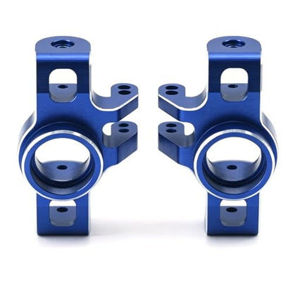 Aluminum Upgrade Parts Set for ARRMA 1/16 Mini Kraton 3S, Front/Rear Upper/Lower Arm, Gearbox Cover, Wing, Steering Link (Blue Front Hub/Knuckle Arm) - color: Blue Front Hub/Knuckle Arm