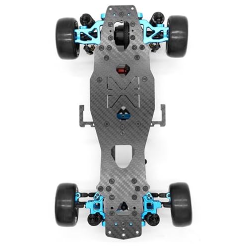 DIY RC Car Rear-Drive Drift Racing Frame for 1/10 Mini-Size RC Car Frame Drift Car Kit Version RC Frame Drift Car Kit