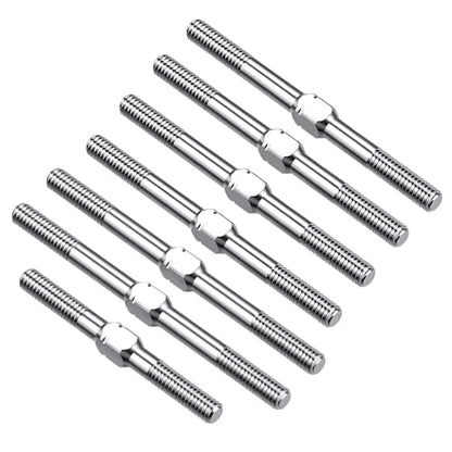 RCLIONS 1set/7pcs Titanium Alloy Turnbuckles Tie Rod Link Set for 1/10 LOSI 22S Sprint RC Car Upgrade Parts