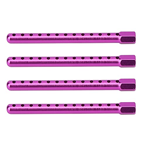 RC Body Post Mounts, 4 Pack Aluminum Alloy Body Supports for 1/10 Scale RC Cars Enthusiasts and Off-Road Racing