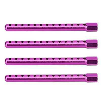RC Body Post Mounts, 4 Pack Aluminum Alloy Body Supports for 1/10 Scale RC Cars Enthusiasts and Off-Road Racing