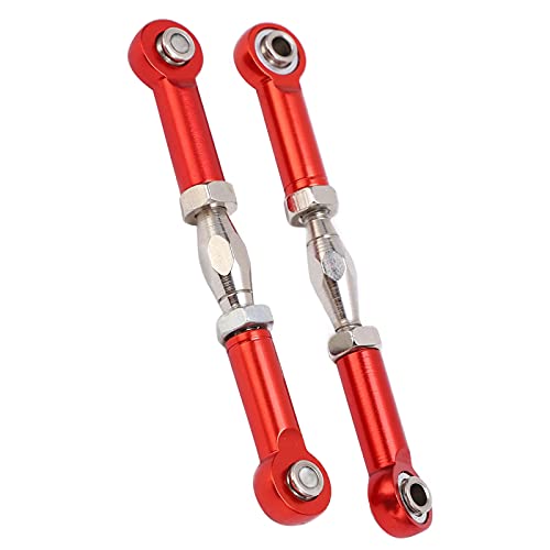 Front Sway Bar Kit with 2.7 inch Aluminum Alloy Arms High Tensile Strength Front Anti Roll Bar Suspension Stabilizer for 1 7 Remote Control Cars Lightweight Sturdy RC (Red) - color: Red