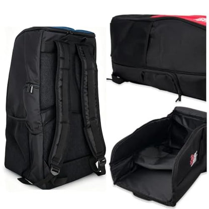 RC Car Waterproof Backpack, RC Storage Bag with PP Board Support and Multi-Pocket Design, Compatible with Axial SCX10 Capra & TRX4 TRX6 1/10 Scale RC Crawler Buggy Monster Truck (Red01) - color: Red01