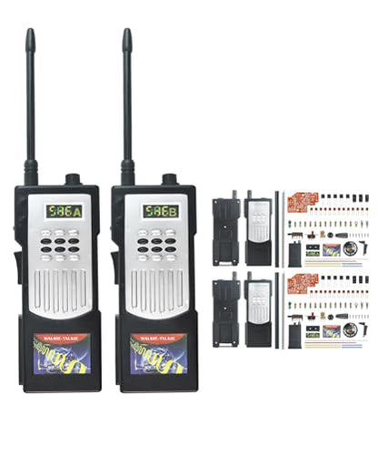 Soldering Practice Kit DIY Walkie-Talkie Interactive Game Plug-in Circuit Kit Electronics Projects Soldering Kit Welding Skills Learn Soldering Kit for Beginners - style: walkie-talkie
