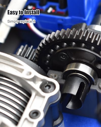 54T M1.0 Harden Steel Main Spur Gear with 23T Pinion Motor Gear Fit for Traxxas 1/10 Maxx 1/10 E-REVO 2.0 VXL 1/5 X-Maxx 1/7 XO-1 1/6 XRT Replace 6481X Hot Racing Spur Gear RC Cars Spare Parts - size: 54T+23T