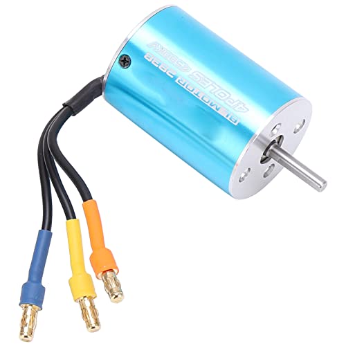 2838 4500KV Brushless Motor and ESC Combo Set, 4-Pole Sensorless Motor with 35A ESC and Heat Sink for 1/14 1/16 1/18 RC Car Truck