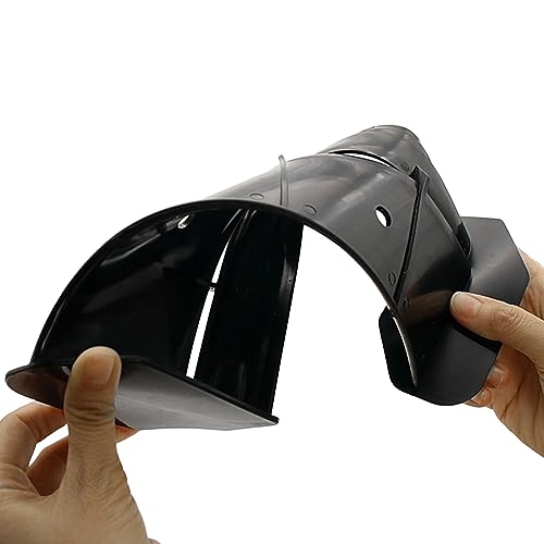 Nylon Crash-Proof Rear Wing Set Tail Wing Spoiler Black for 1/5 Scale Rc Car HPI ROFUN BAHA ROVAN KM Baja 5B SS Buggy Truck Parts