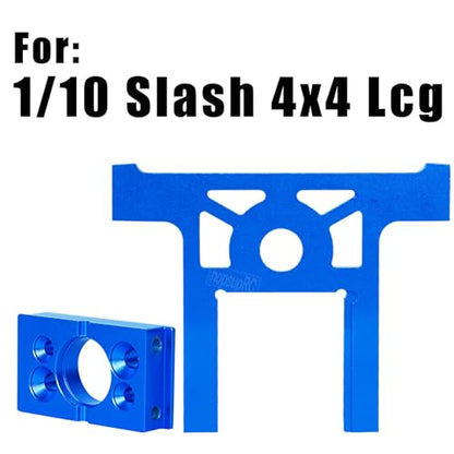 Aluminum Bearing Motor Mount Upgrades Part for 1/10 Slash 4x4 4WD Lcg,Navy Blue - color: Navy Blue(for 1/10)