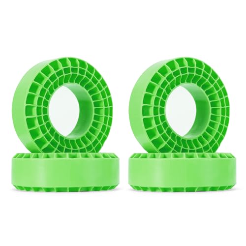 INJORA Silicone Rubber Inserts for 108-110mm(4.35" OD) 1.9 Tires, GN, 1907 - color: Green