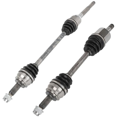 CCIYU 2 Pcs CV Axle Shaft Assembly for Jeep Patriot/Compass 2007-2017 | CV Axle for Dodge Caliber 2007-2008 – Front Left & Right, 4WD / AWD, Automatic CVT / Manual - Replace# 66-3514 66-3511 - size: 84-2465