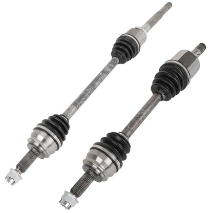 CCIYU 2 Pcs CV Axle Shaft Assembly for Jeep Patriot/Compass 2007-2017 | CV Axle for Dodge Caliber 2007-2008 – Front Left & Right, 4WD / AWD, Automatic CVT / Manual - Replace# 66-3514 66-3511 - size: 84-2465