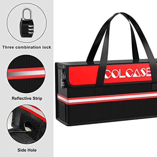 COLCASE Lipo Battery Bag and Ebike Battery Bag Combo Storage for Lipo Batteries ebike Batteries