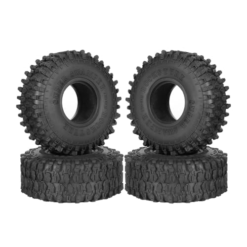 1.55 inch Tires Rubber Tyres for 1:10 RC Crawler Car D90 TF2 Tamiya CC01 LC70 MST JIMNY 90069 (90mm) - color: 90mm