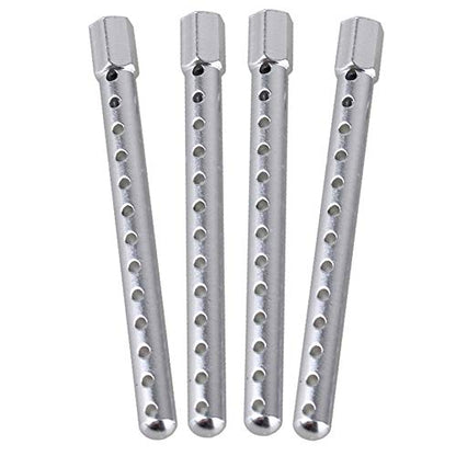 Mxfans 4X 2.36 Silver Al Body Post Bracket Replacement for HSP RC1:10 On-Road 102037S