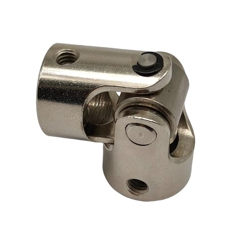 2Pcs 10mm to 10mm Joint Shaft Coupling Coupling Steering Connector Rotatable Joint Coupler for RC Robot Boat Car Crawler Motor - size: 10mm to 10mm