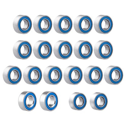 20PCS Bearing Kit Steel Sealed for Axial SCX24 Deadbolt Bronco JLU Gladiator C10 Wrangle 1/24 RC Crawler Upgrade Parts