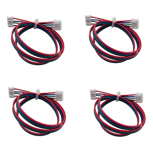 4pcs 500mm Nema 17 Stepper Motor Cables XH2.54 4pin to 6pin, 3D Printer Stepper Motor Wire Use for Nema 17 Stepper Motor, - style: 4Pcs Stepper Motor Cable 500mm