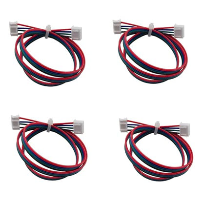 4pcs 500mm Nema 17 Stepper Motor Cables XH2.54 4pin to 6pin, 3D Printer Stepper Motor Wire Use for Nema 17 Stepper Motor, - style: 4Pcs Stepper Motor Cable 500mm