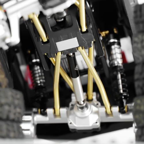 Brass Steering Links High Clearance Chassis Trx4m Links Set CNC for TRX4M Upgrades 1/18 RC Crawler