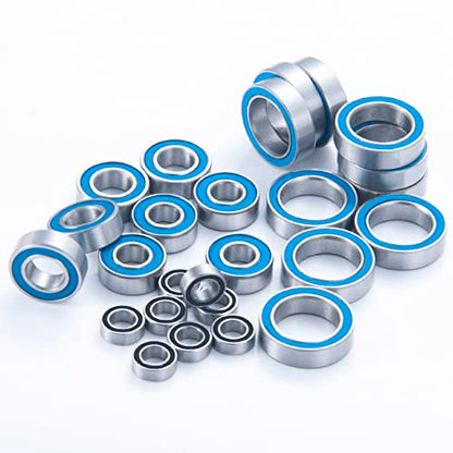 26PCS Complete Blue Ball Bearings Kit for Tekno EB410&ET410&EB410.2 | ET410.2 Upgrade Parts