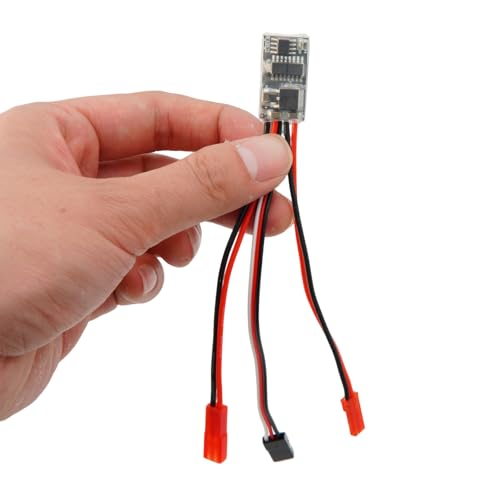 10A Brushed ESC 1-3S Two Way Motor Speed Controller with Brake/Without Brake 1A BEC for RC Vehicle Car Boat Model - color: 2pcs One Way for Aircraft